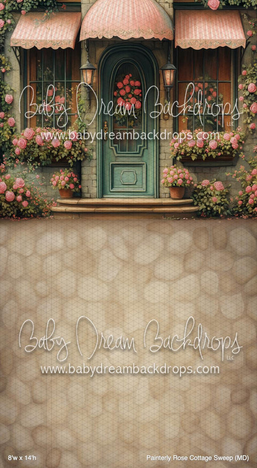 Painterly Rose Cottage Sweep (MD)