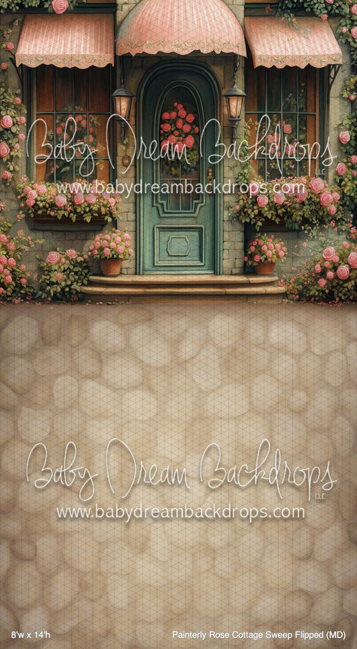 Painterly Rose Cottage Sweep Flipped (MD)