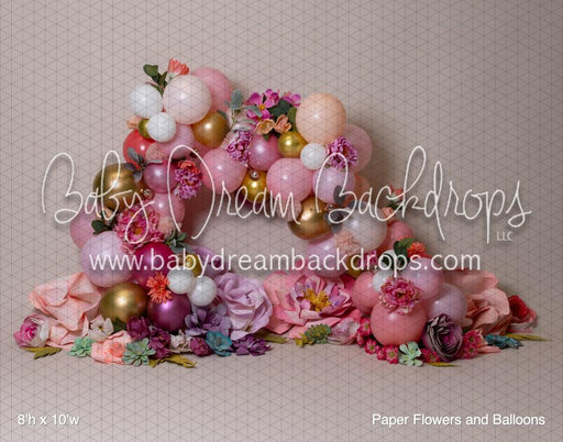 Paper Flowers and Balloons (BM)