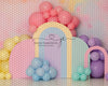 Pastel Arch with Balloons (JE)