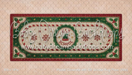 Pastel Concrete with Elf School Rug Floor (WM)