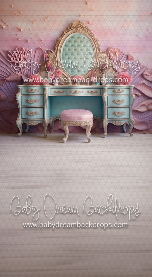 Pastel Mermaid Vanity Sweep (MD)