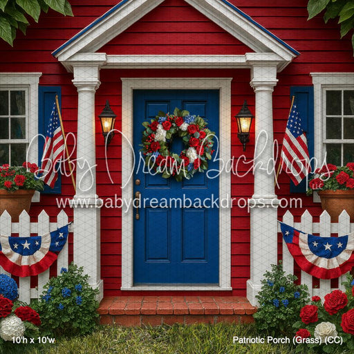 Patriotic Porch (Grass) (CC)