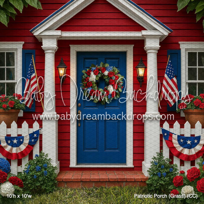 Patriotic Porch (Grass) (CC)
