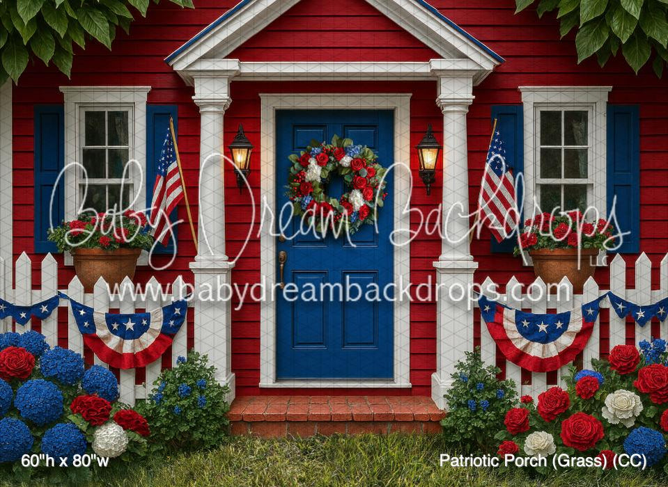 Patriotic Porch (Grass) (CC)