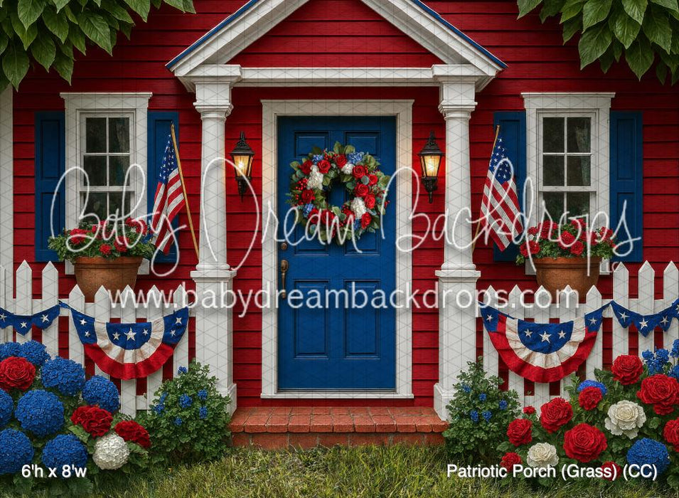 Patriotic Porch (Grass) (CC)