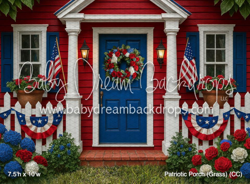 Patriotic Porch (Grass) (CC)