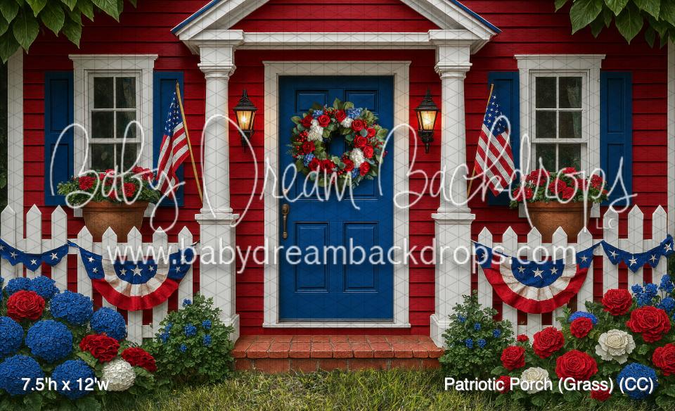Patriotic Porch (Grass) (CC)