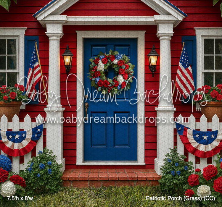 Patriotic Porch (Grass) (CC)