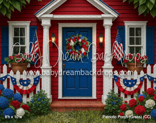 Patriotic Porch (Grass) (CC)