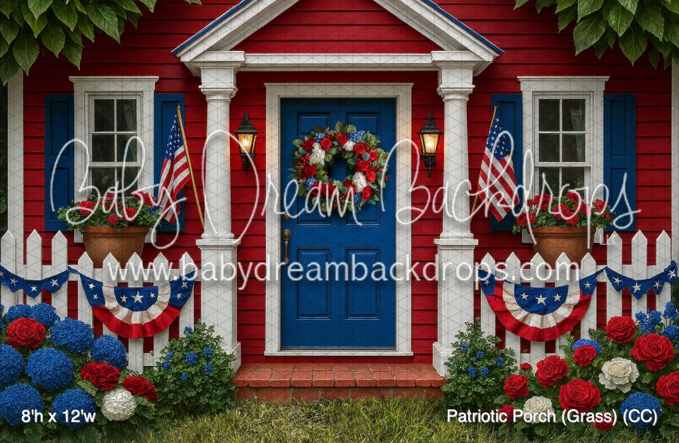 Patriotic Porch (Grass) (CC)