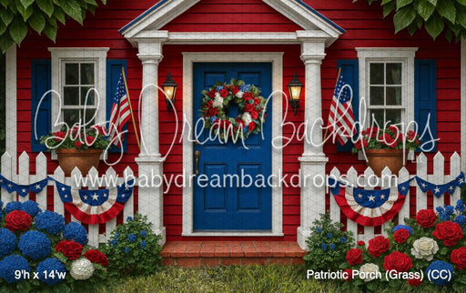 Patriotic Porch (Grass) (CC)