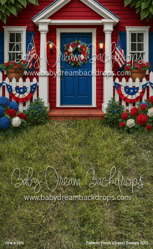 Patriotic Porch (Grass) Sweeps (CC)