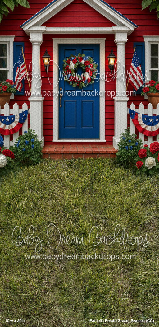 Patriotic Porch (Grass) Sweeps (CC)