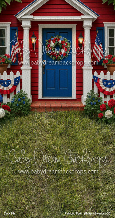 Patriotic Porch (Grass) Sweeps (CC)
