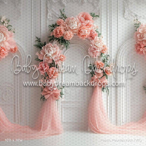Peach Peonies Arch (VR)