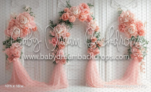 Peach Peonies Arch (VR)