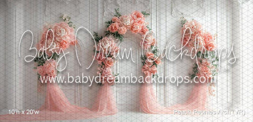 Peach Peonies Arch (VR)