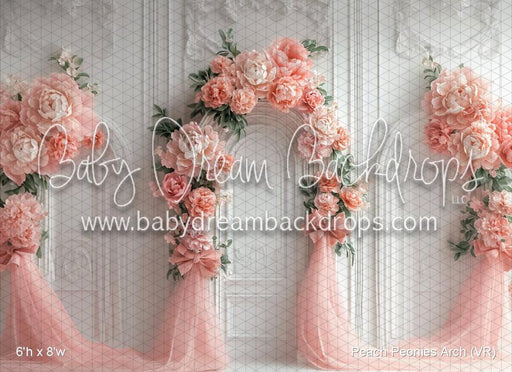 Peach Peonies Arch (VR)