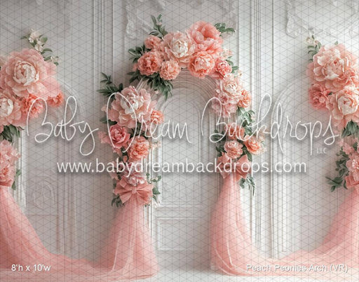 Peach Peonies Arch (VR)