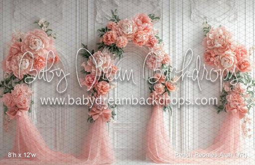 Peach Peonies Arch (VR)