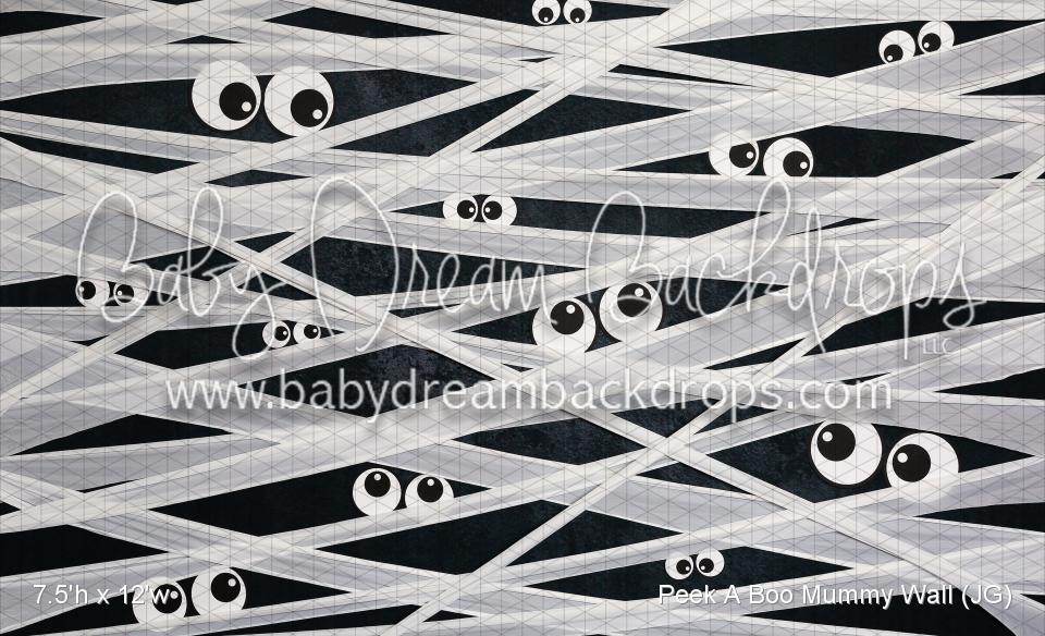 Peek A Boo Mummy Wall (JG)