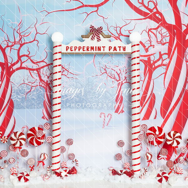 X Drop Peppermint Candy Forest Arch (JG)