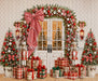 Peppermint Gingham Doorway (WM)