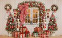 Peppermint Gingham Doorway (WM)
