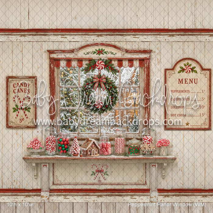 Peppermint Parlor Window (WM)