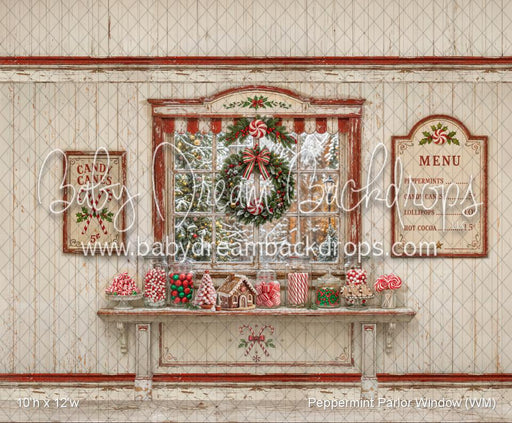 Peppermint Parlor Window (WM)