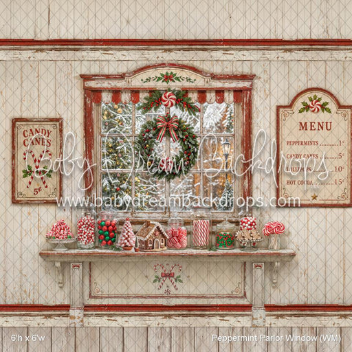 Peppermint Parlor Window (WM)