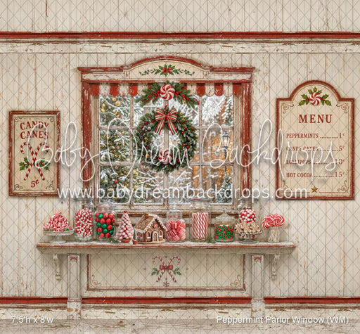 Peppermint Parlor Window (WM)