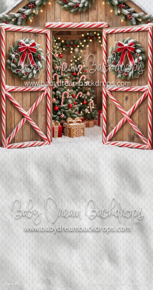 Peppermint Twist Barn Sweeps (JA)