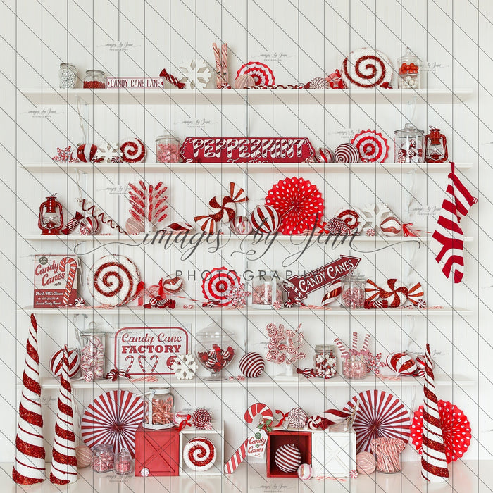 Peppermint Shelves