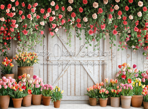 Petal Paradise Door(white bottom) (JA)