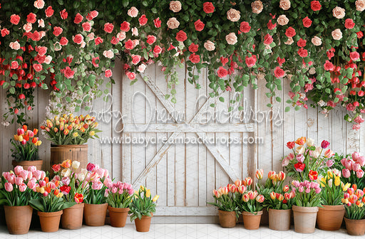 Petal Paradise Door(white bottom) (JA)