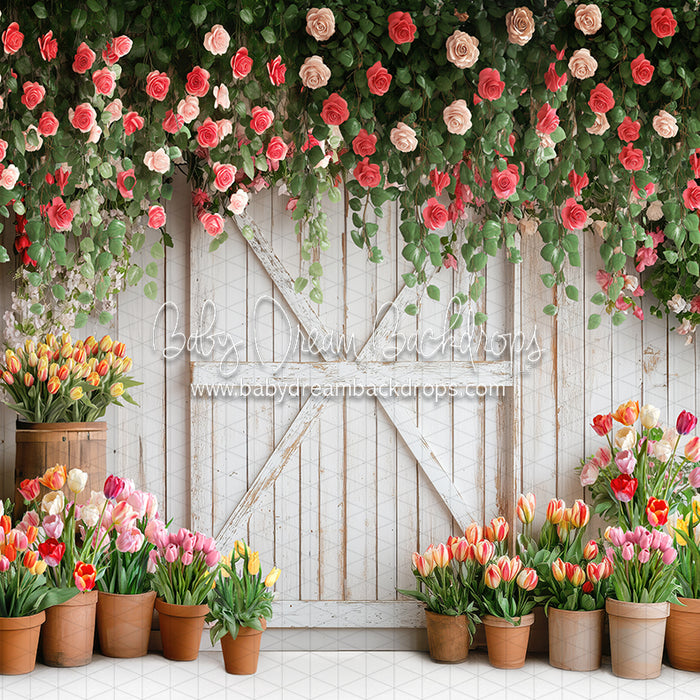 Petal Paradise Door(white bottom) (JA)