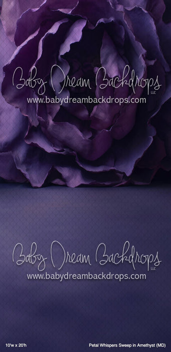 Petal Whispers Sweep in Amethyst (MD)