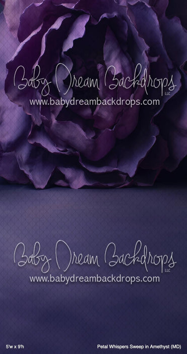 Petal Whispers Sweep in Amethyst (MD)