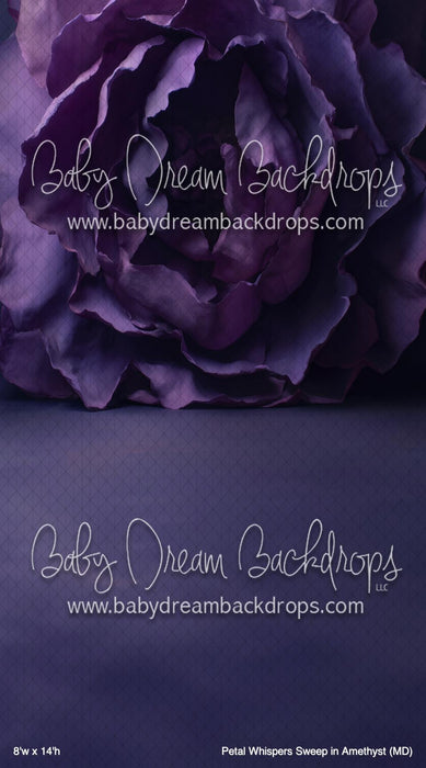 Petal Whispers Sweep in Amethyst (MD)