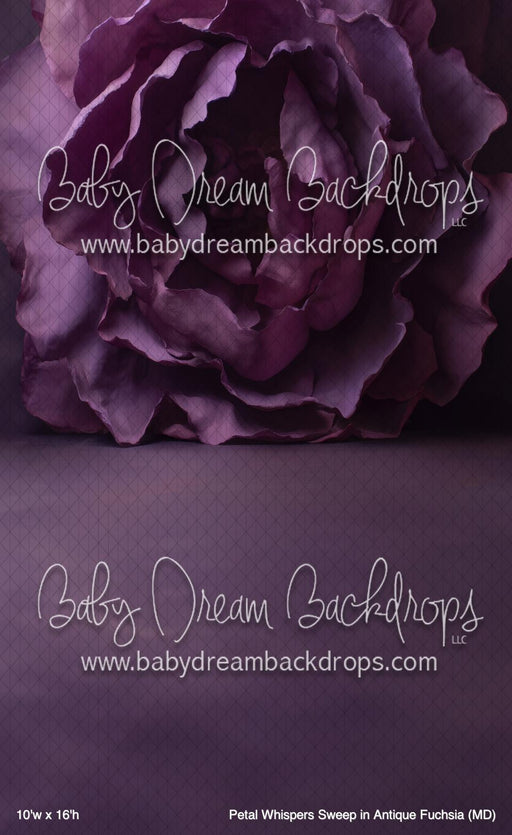 Petal Whispers Sweep in Antique Fuchsia (MD)