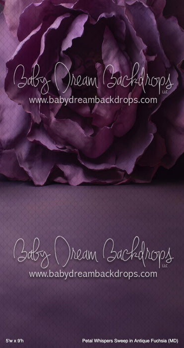 Petal Whispers Sweep in Antique Fuchsia (MD)