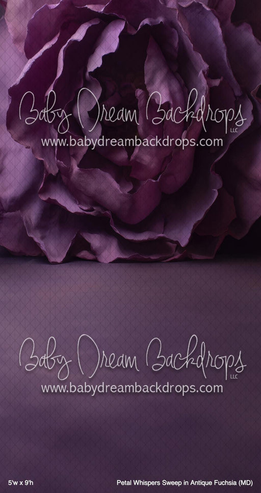 Petal Whispers Sweep in Antique Fuchsia (MD)