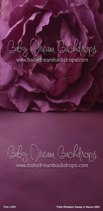 Petal Whispers Sweep in Mauve (MD)