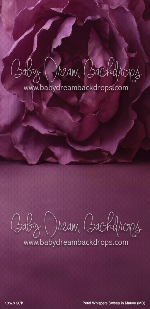 Petal Whispers Sweep in Mauve (MD)
