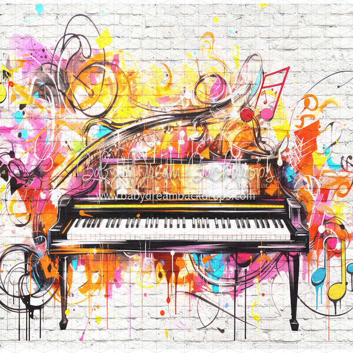 Piano Graffiti Brick (JA)