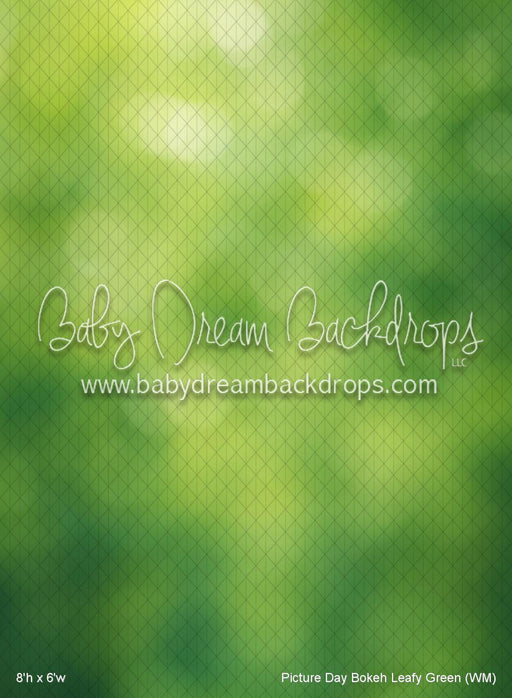 Picture Day Bokeh Leafy Green (WM)