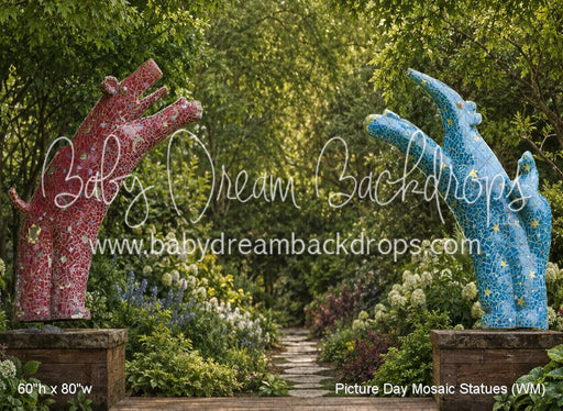 Picture Day Mosaic Statues (WM)