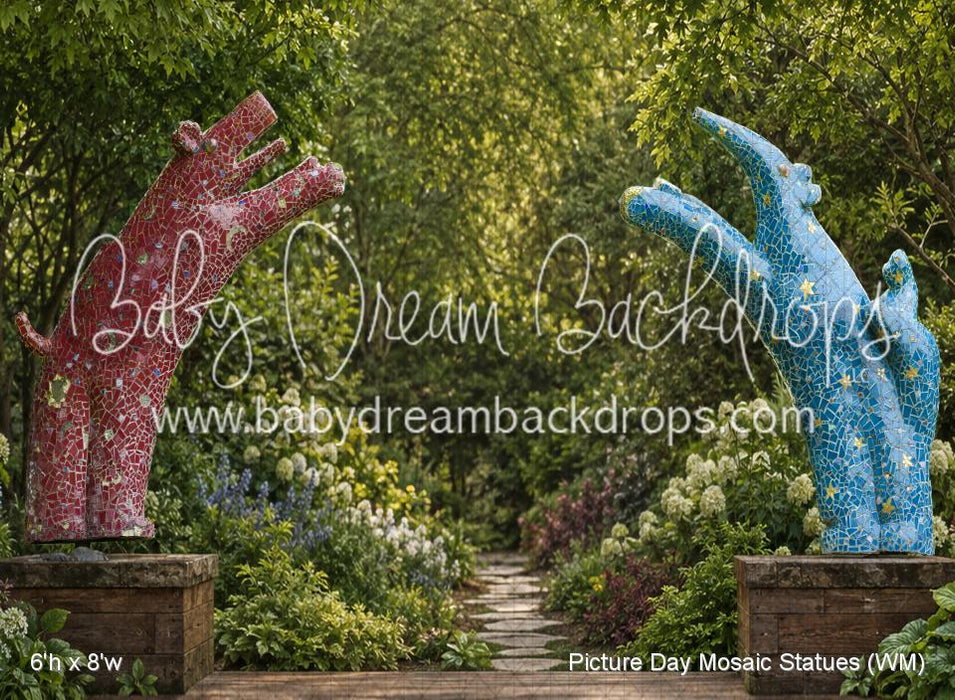 Picture Day Mosaic Statues (WM)